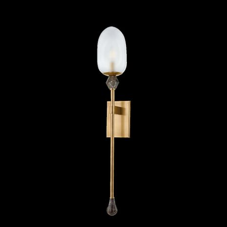 464-01-VB Corbett Lighting Daith 1 Lt. Wall Sconce with Vintage Brass Finish
