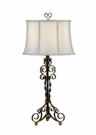 46462 Wildwood Lamps Curly Iron Lamp