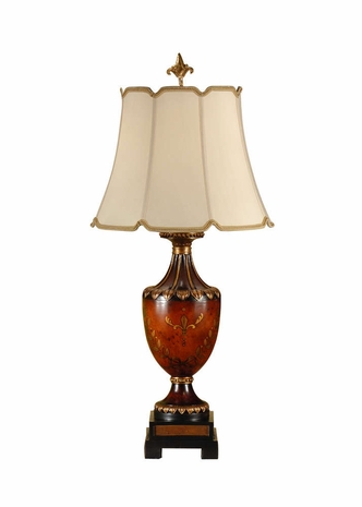 46465 Wildwood Lamps Fleur De Lis Urn Lamp