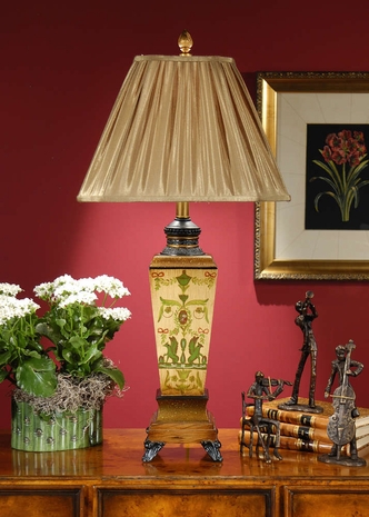 46713 Wildwood Lamps Footed Vase Lamp