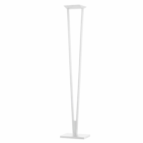 4674.03 Sonneman V Contemporary Classics LED Torchiere with Satin White Finish