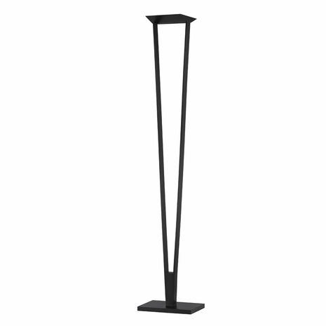 4674.25 Sonneman V Contemporary Classics LED Torchiere with Satin Black Finish