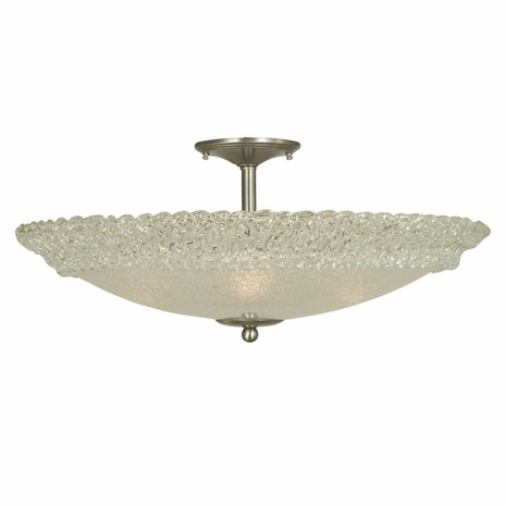 4674 Framburg Brocatto 4 Light Flush Mounts and Semi-Flush Mount