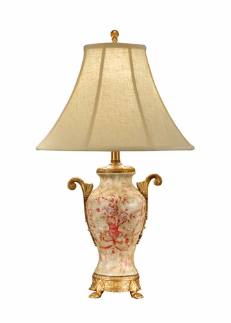 46748 Wildwood Lamps Simple Toile Lamp