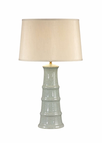 46757 Wildwood Lamps Green With Crackle Lamp