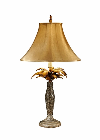 46801 Wildwood Lamps Clutch Of Palms Lamp with Hand Finished Faux Bronze with Bronze