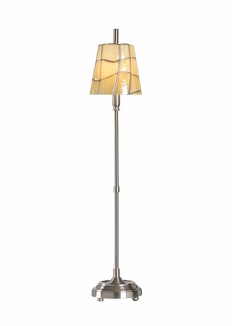 46942 Wildwood Lamps Chandler Lamp - Light Yellow/Brushed Finish