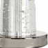 46975 Wildwood 34.5in. Glass Iceland Lamp with Silkette Shade and Clear/Seeded/Polished Nickel Finish