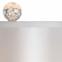 46975 Wildwood 34.5in. Glass Iceland Lamp with Silkette Shade and Clear/Seeded/Polished Nickel Finish