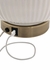 47101 Marketplace 30in. Ceramic Sophia Lamp with Linen Shade and Almond Glaze/Antique Brass Finish