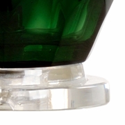 47112 Wildwood Glass Green/Clear Chauncey Lamp