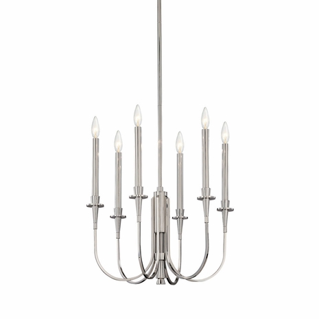 4736 Sonneman Lighting Transitional Heirloom Collection 6 Light Pendant