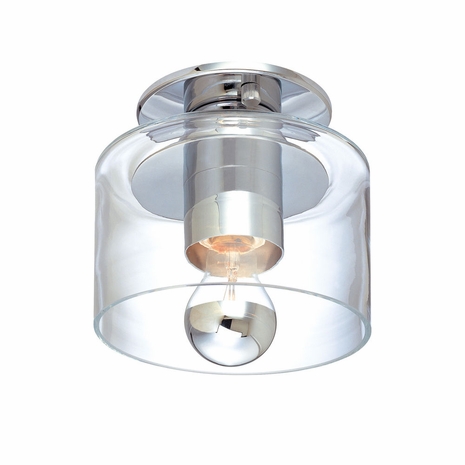 4800 Sonneman Lighting Transparence Collection 1 Light Surface Mount