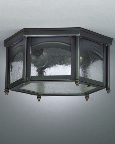 4804 Northeast Lantern Williams (2) Light Medium Base Flush Fixture With Multiple Glass & Finish Options