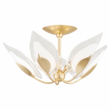 4805 Hudson Valley Blossom 5 Light Semi Flush