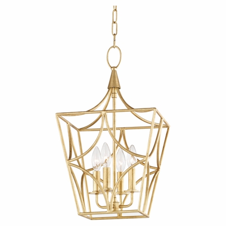 4811 Hudson Valley Green Point 4 Light Small Pendant