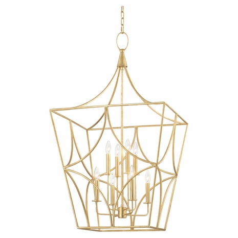 4825 Hudson Valley Green Point 8 Light Large Pendant