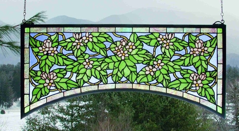 48320 Meyda Tiffany Trailing Arbutus Window