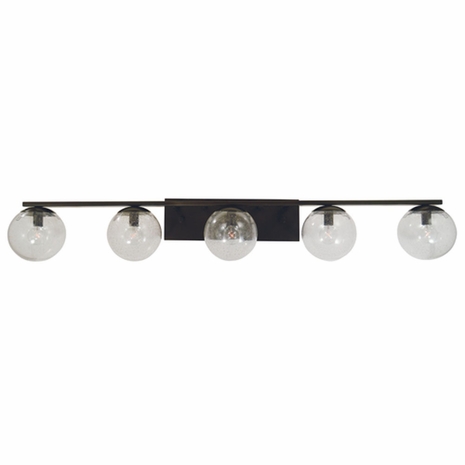 F-4835 Framburg 5-Light Mahogany Bronze Jupiter Bath Sconce