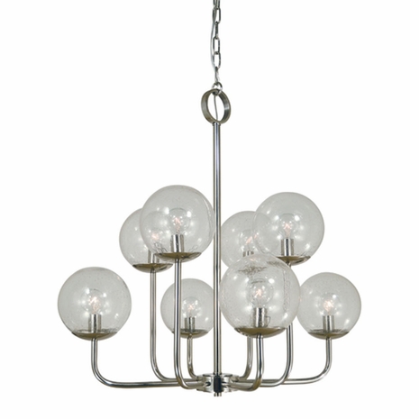F-4838 Framburg 10-Light Mahogany Bronze Jupiter Chandelier