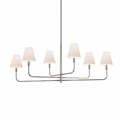 4856 Sonneman Lighting Tempo Collection 6 Light Pendant