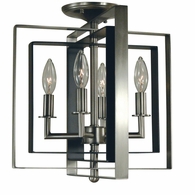 F-4861 Framburg 4-Light Symmetry Flush Mount/Semi Flush Mount