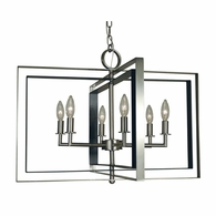 F-4866 Framburg 6-Light Symmetry Dining Chandelier