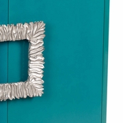 490111 Wildwood Wood Teal Maddox Cabinet - Teal