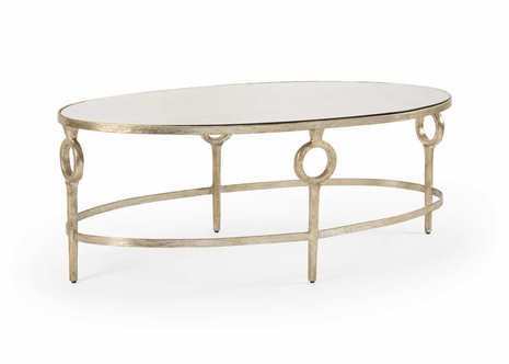 490203 Wildwood Mirror Antique Hudson II Cocktail Table - Si