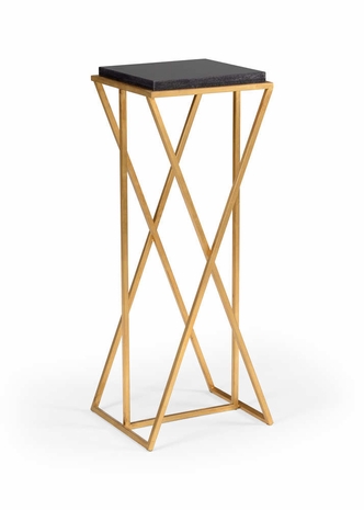 490206 Wildwood Malcolm Pedestal - Gold