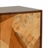 490215 Wildwood Wood Walnut/Multi Veneers Crazy Quilt Credenza