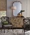 490228 Wildwood Rattan/Fabric Cappuccino/Grey Flax Arden Side Chair