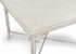 490277 Wildwood 30.5in. Rattan/Crushed Bamboo Boca Game Table - Whitewashed with Whitewash/Gray Finish