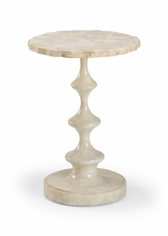 490323 Wildwood Shell/Wood Natural Clamshell/Faux Shell Nyah Table