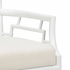 490445 Wildwood Wild Palm Armchair - White