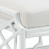 490446 Wildwood Wild Palm Ottoman - White