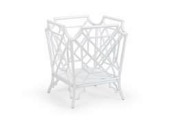 490453 Wildwood Wild Palm Planter - White