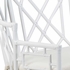 490467 Wildwood Wild Palm Settee - White