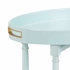 490476 Wildwood Wood Mint/Gold Borneo Tray Table - Mint