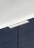 490574 Wildwood 30in. Wood/Raffia La Costa - Navy with White/Navy Blue Finish