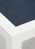 490574 Wildwood 30in. Wood/Raffia La Costa - Navy with White/Navy Blue Finish