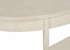 490581 Wildwood 32in. Wood Oaklee Demilune with Hand Finished Cerused Oak Finish