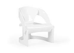 490586 Wildwood Beverly Grove Acrylic Chair - White