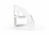 490586 Wildwood Beverly Grove Acrylic Chair - White