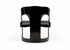 490587 Wildwood Beverly Grove Acrylic Chair - Black
