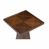 490636 Wildwood 22.5in. Wood Hits the Spot Table with Walnut Finish
