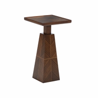 490636 Wildwood 22.5in. Wood Hits the Spot Table with Walnut Finish