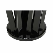 490665 Wildwood Geode End Table - Black