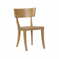 490768 Wildwood 33.5in. Rubberwood Juhl Chair with Natural/Light Whitewash Finish