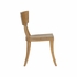 490768 Wildwood 33.5in. Rubberwood Juhl Chair with Natural/Light Whitewash Finish